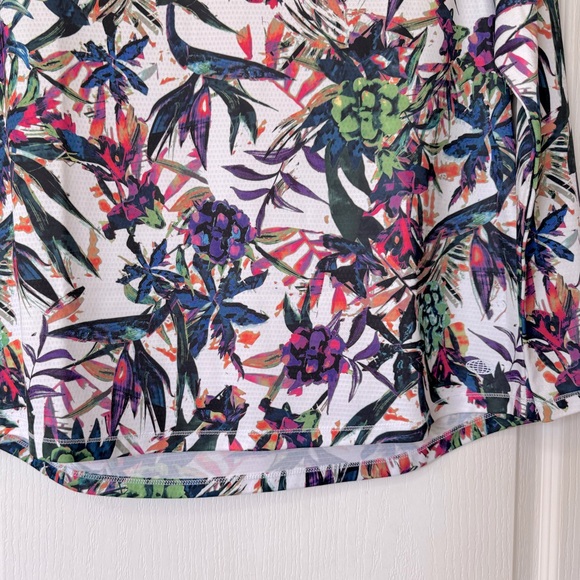 REEL LEGENDS QUICK DRY, SUN PROTECTION, LONG SLEEVE TOP. FREELINE TROPICAL PRINT - Picture 6 of 11